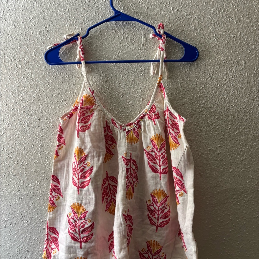 Old Navy Floral Blouse - Pink and Yellow